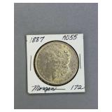 Morgan Silver dollar 1887