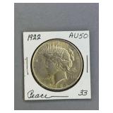 Peace Silver Dollar 1922