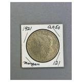 Morgan Silver dollar 1921