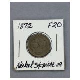 3 CENT Nickel 1872