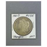 Morgan Silver dollar 1921 D