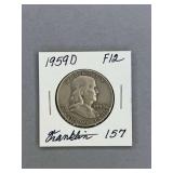 Franklin Half Dollar 1959 D
