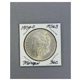 Morgan Silver dollar 1904 O