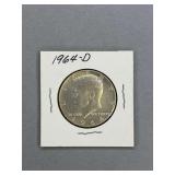 Kennedy Half Dollar 1964 D