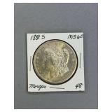 Morgan Silver dollar 1881 S