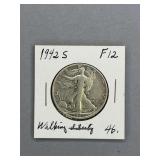 1942 S Walking Liberty Half Dollar