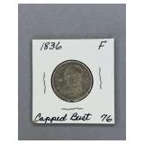 Capped Bust Quarter 1836