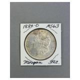 Morgan Silver dollar 1884 O