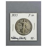 1937 Walking Liberty Half Dollar