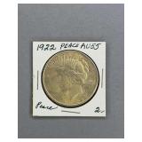 Peace Silver Dollar 1922