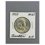 Franklin Half Dollar 1955