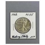 1942 Walking Liberty Half Dollar