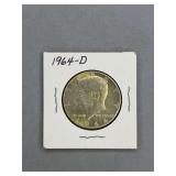 Kennedy Half Dollar 1964 D