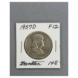 Franklin Half Dollar 1957 D