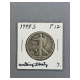 1943 S Walking Liberty Half Dollar