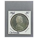 1966 Canada Silver Dollar