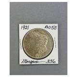 Morgan Silver dollar 1921
