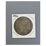 Morgan Silver dollar 1886