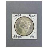 Morgan Silver dollar 1885 O