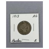 Barber Quarter 1913
