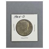 Kennedy Half Dollar 1964 D