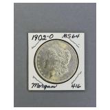 Morgan Silver dollar 1902 O