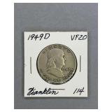 Franklin Half Dollar 1949 D
