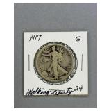 1917 Walking Liberty Half Dollar