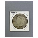 Morgan Silver dollar 1884 O