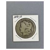 Morgan Silver dollar 1891 O