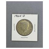 Kennedy Half Dollar 1964 D