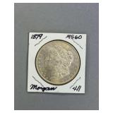 Morgan Silver dollar 1879