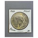 Peace Silver Dollar 1922