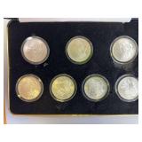 Morgan Silver dollars BID X 7 1880 O, 1881 O, 1882 O, 1883 O, 1884 O, 1885 O,1888 O