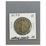 1917 S Walking Liberty Half Dollar