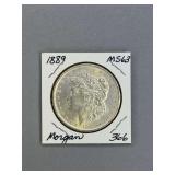 Morgan Silver dollar 1889
