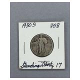 Standing Liberty Quarter 1930 S