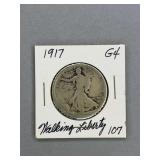 1917 Walking Liberty Half Dollar