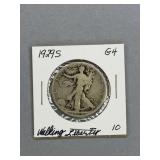 1929 S Walking Liberty Half Dollar