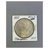 Morgan Silver dollar 1888