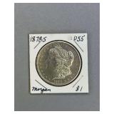 Morgan Silver dollar 1878 S