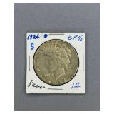 Peace Silver Dollar 1926 S