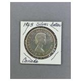 1963 Canada Silver Dollar