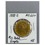 1888 S $10 Gold Eagle