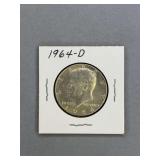 Kennedy Half Dollar 1964 D