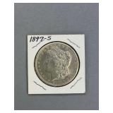 Morgan Silver dollar 1897 S