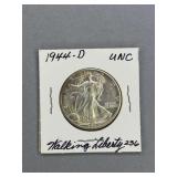1944 D Walking Liberty Half Dollar
