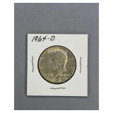 Kennedy Half Dollar 1964 D