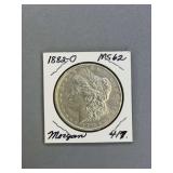 Morgan Silver dollar 1882 O