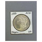 Morgan Silver dollar 1882